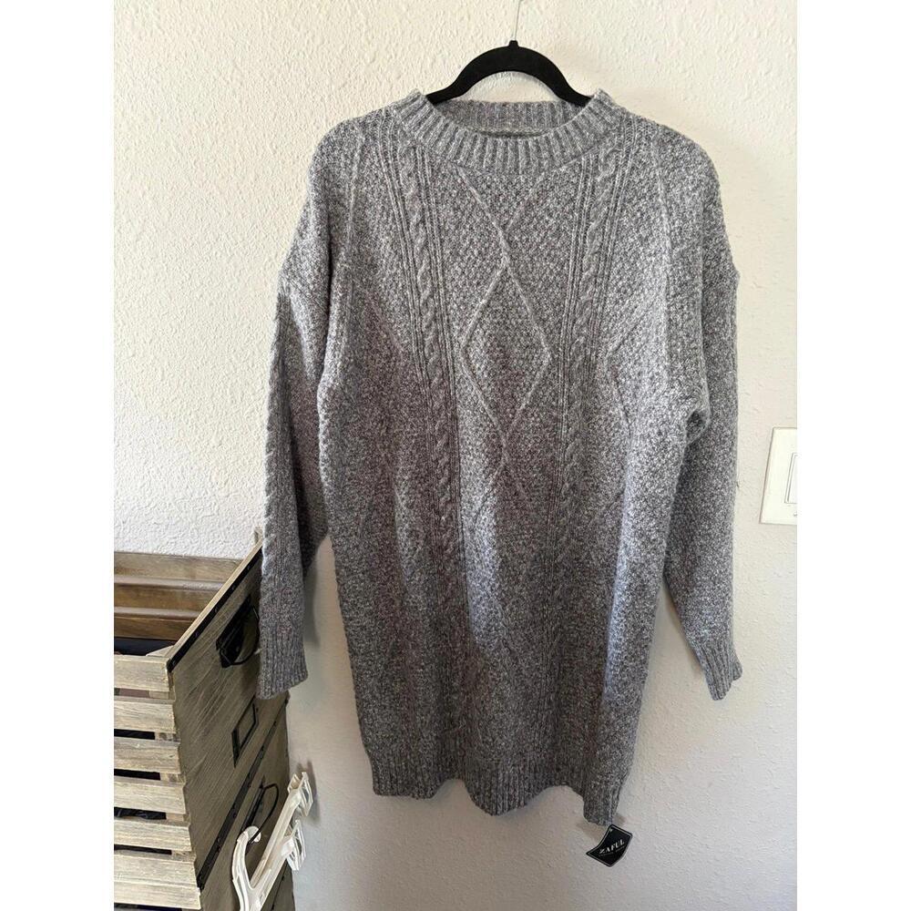 NWT Zaful grey sweater dress size US 4